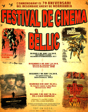 El cartel del Festival de Cinema Bllic.