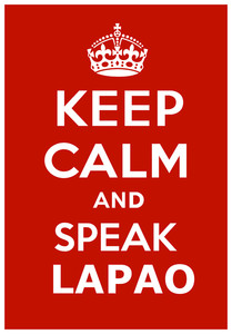 Adaptació de la campanya 'Keep calm and speak catalan" que es va popularitzar a la xarxa fa uns mesos.