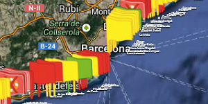 El estado de las playas de Catalunya, al minuto