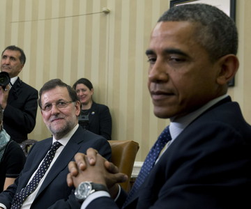Obama i Rajoy, a la Casa Blanca, a Washington, dilluns passat.