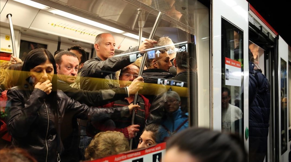 El metro de Barcelona empieza una nueva semana de huelga