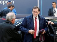 Mariano Rajoy llega al Consejo Europeo que se ha celebrado este jueves en Bruselas.