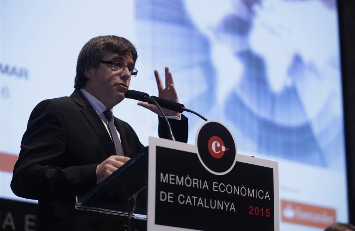 Puigdemont: "Hi ha més fuga d'empreses a Madrid que a Catalunya"