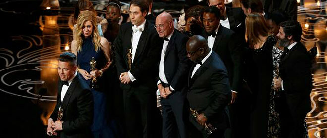 L'equip de '12 anys d'esclavitud' recull l'Oscar a millor pellcula.