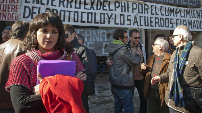 Vídeo casero de la candidata de Podemos Andalucía, Teresa Rodríguez.