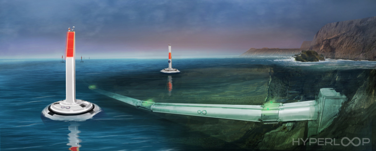 Hyperloop planea construir el tren del futuro también bajo el mar
