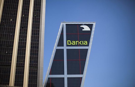 Imagen de la sede central de Bankia, en Madrid. 