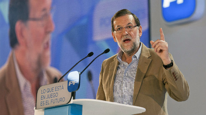 Rajoy, en un mítin del PP en Cuenca, dice que "votar opciones pequeñas es completamente inútil"
