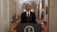 Barack Obama, durante la comparecencia en la que ha anunciado la muerte de Osama bin Laden, esta madrugada, en Washington. 