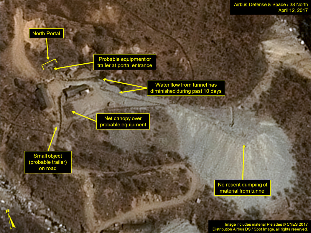 Corea del Norte ultima los preparativos para otro ensayo nuclear