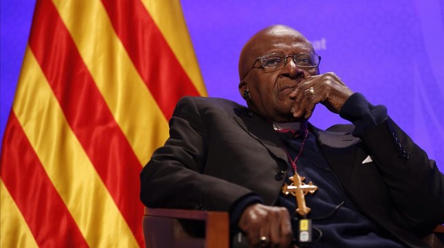Desmond Tutu, a Barcelona.