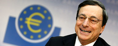 Mario Dragui, en la conferencia del BCE este miércoles en Fráncfort. REUTERS>