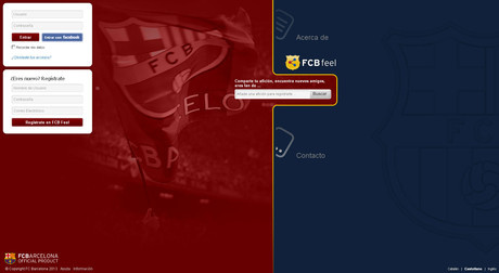 Captura de la red social del Barça