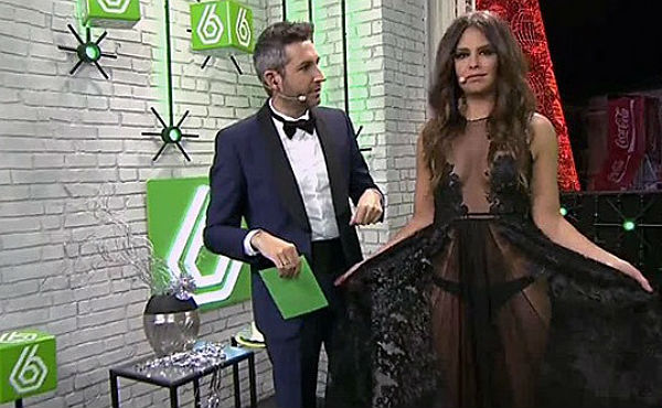 El vestido de tul negro de la presentadora de La Sexta, lo más comentado en Nochevieja en Twitter.