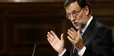 Mariano Rajoy, durante una sesión del Congreso.