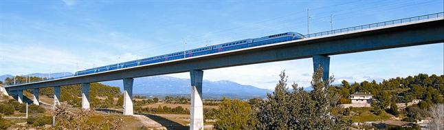 La nuova linea che collega Francia e Spagna, a Figueres.
