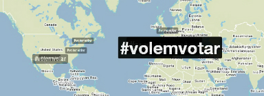 #volemvotar y #queremosvotar, 'trending topic' en el mundo