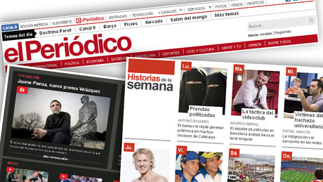 La web de EL PERIDICO.