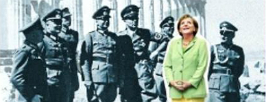 Una portada de 'Spiegel' con Merkel entre nazis desata la polémica mediática
