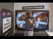 Experiencia de realidad virtual en una tienda Casa Viva de Barcelona.