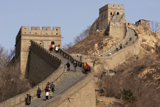 China perseguirá a los ladrones de piedras de la Gran Muralla
