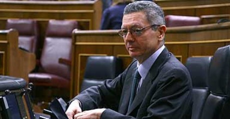 Alberto Ruiz-Gallardón, ministro de Justicia.