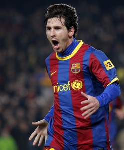 Lionel Messi celebra un gol&#160;contra el Athletic de Bilbao.