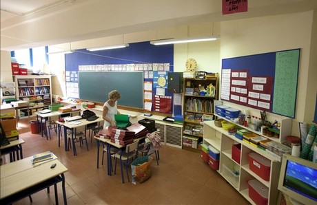Un aula de primaria.
