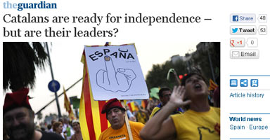 Estn preparados los lderes catalanes para la independencia?, se pregunta la prensa britnica