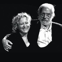 Marina Rossell y Georges Moustaki.
