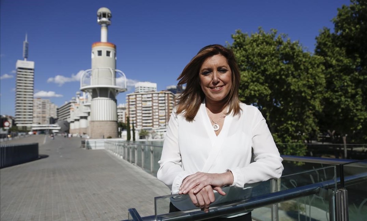 La presidenta andaluza, Susana Díaz, el pasado mayo, en Barcelona.