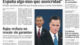 Portada de 'El País'. 18-10-2012.