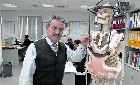Luis Márquez, gerente de la empresa de prótesis Traiber, en el 2005.