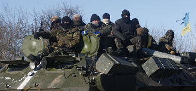 El Ejército de Ucrania empieza a retirarse de Debáltsevo