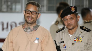 Artur Segarra a su llegada a la Corte Criminal de Tailandia el 4 de mayo del 2016  en Bangkok.
