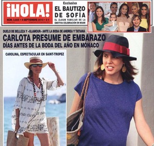 Carlota y su madre Carolina de Mónaco en la portada de '¡Hola!'