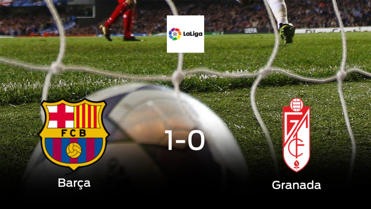El Barcelona vence 1-0 en su estadio frente al Granada