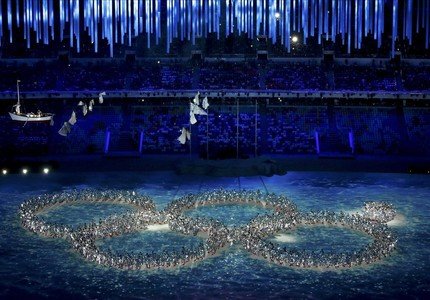 Ceremonia de clausura de los Juegos Olmpicos de Invierno de Sochi 2014.