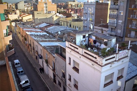 Las casas bajas de la calle de Jorba en el distrito de Sant Andreu.