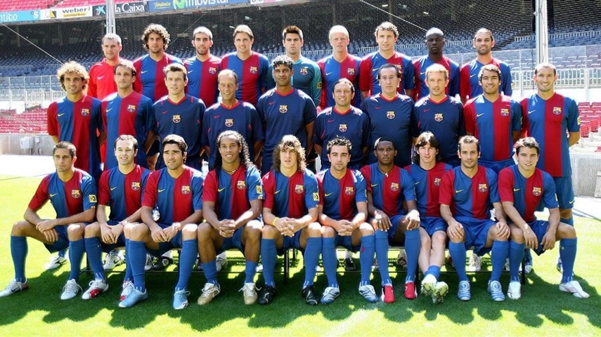 Las plantillas del Barça de Messi del 2005 al 2020