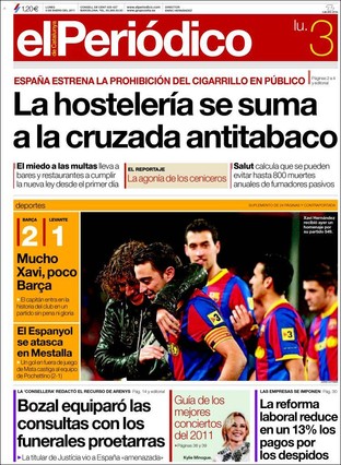 Las Portadas De Hoy 03 01 2011