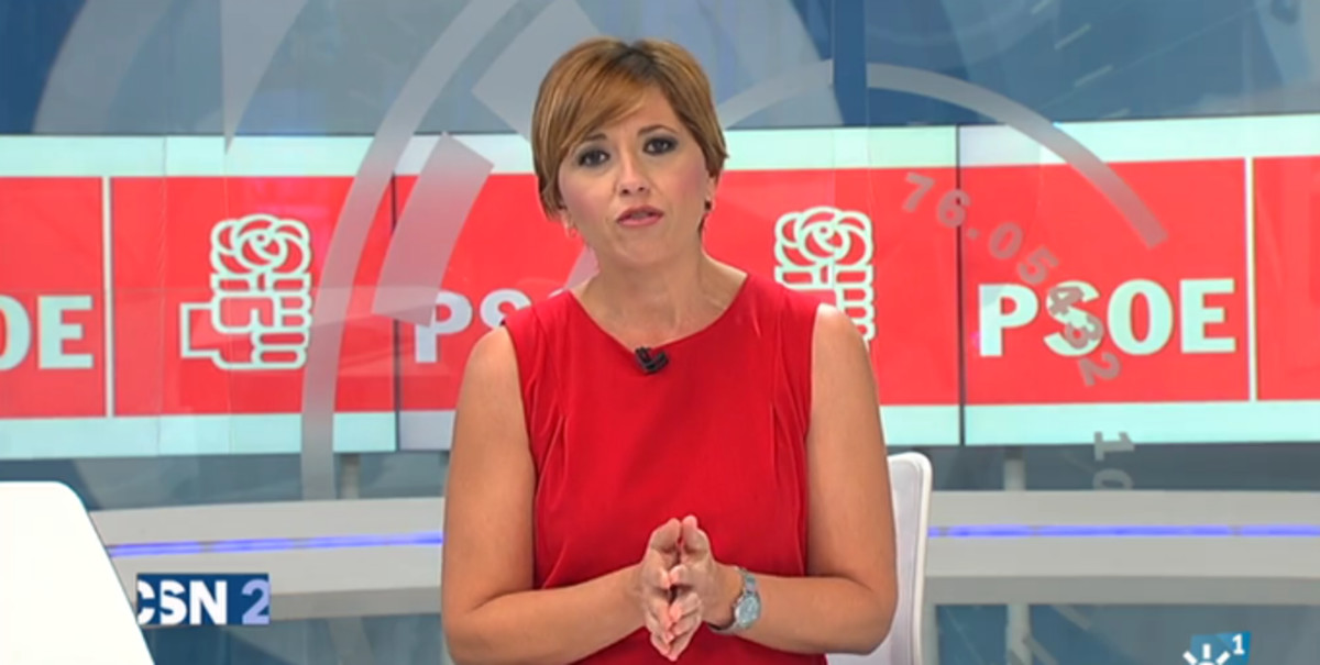 Informativo de Canal Sur del sábado pasado por la noche, presentado por Silvia Sanz.