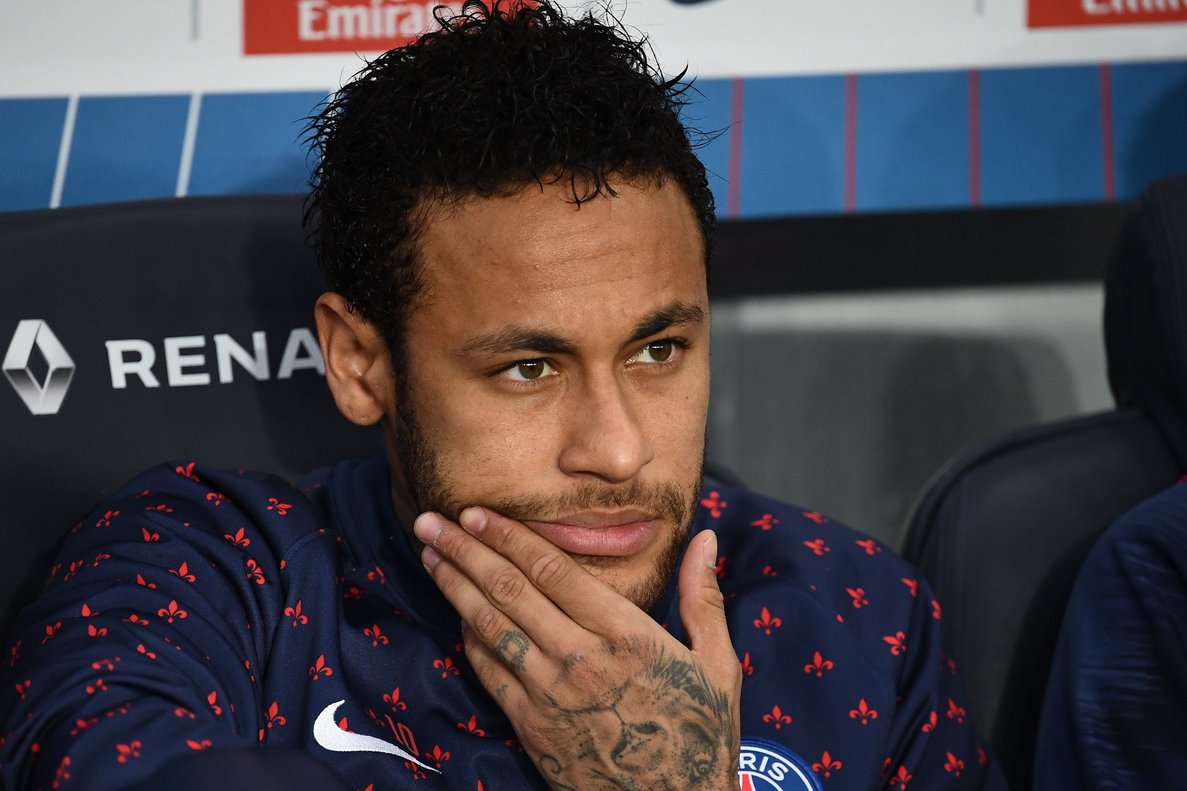 Neymar, durante un encuentro del PSG.