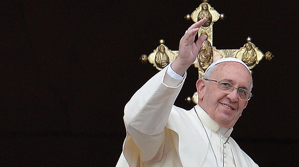 Resultado de imagen para GIF el Papa ante la virgen