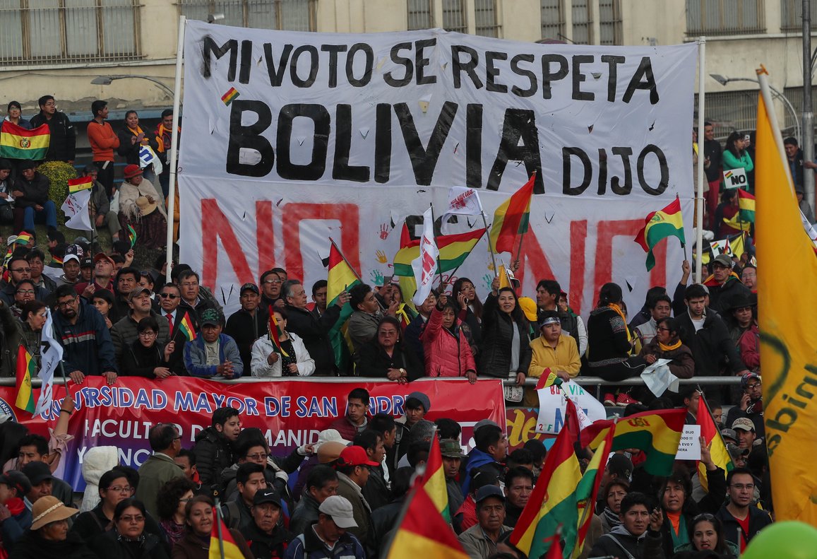 Resultado de imagen para bolivia movilizada por la democracia
