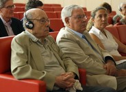 Fèlix Millet y Jordi y Gemma Montull, en la última sesión del juicio, el pasado 16 de junio.