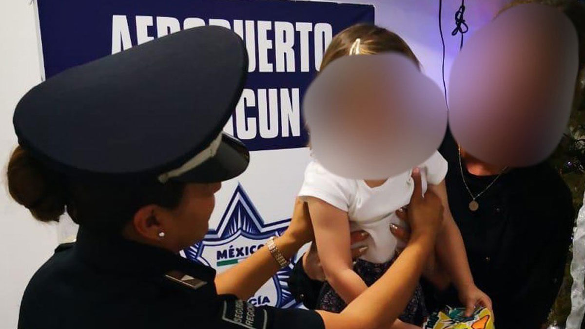 Rescatada una niña española secuestrada en el aeropuerto de Cancún.