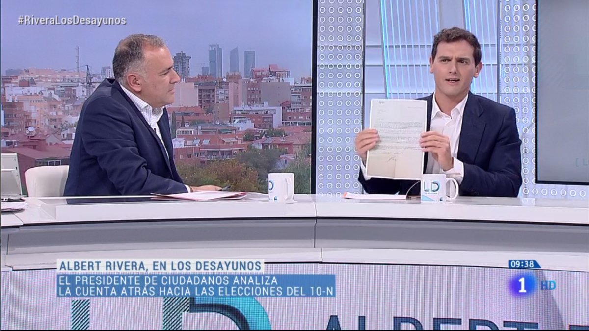 El zasca de Xabier Fortes a Albert Rivera por una 