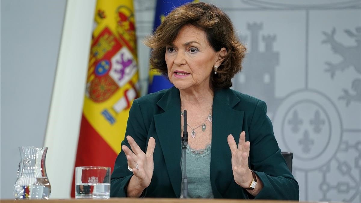 Carmen Calvo, 'la vice' fuerte de un Gobierno frágil