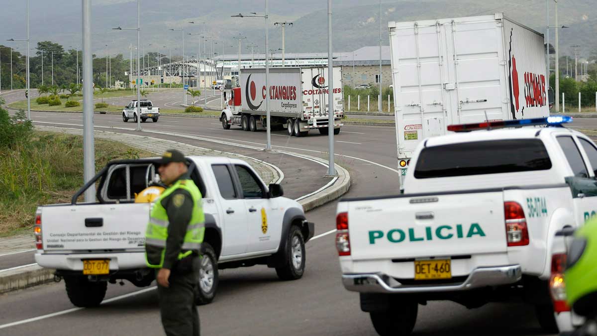 Llegan los primeros camiones con ayuda humanitaria para Venezuela